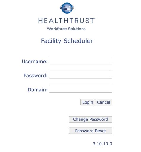 Facility Scheduler opens displaying the Welcome screen. . Facility scheduler hca